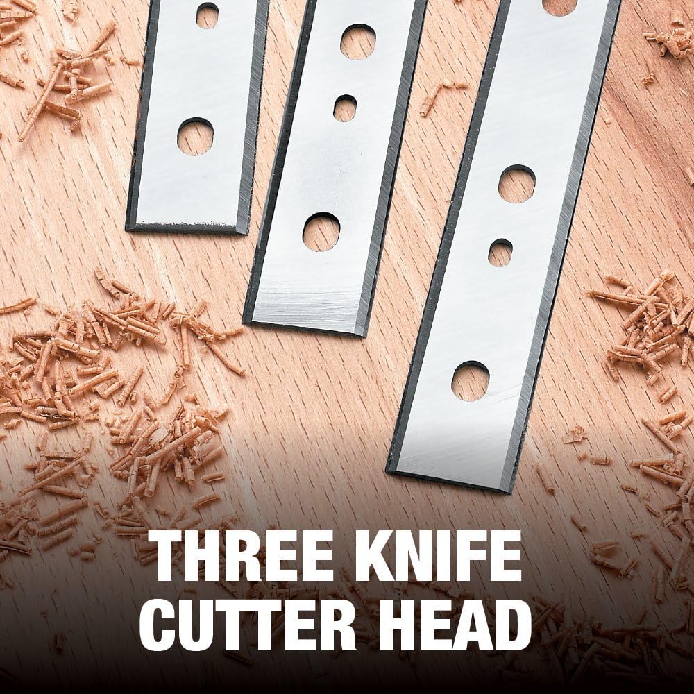 DEWALT Thickness Planer, Two Speed, 13-inch, 15 Amp, 20,000 RPM Motor (DW735X)