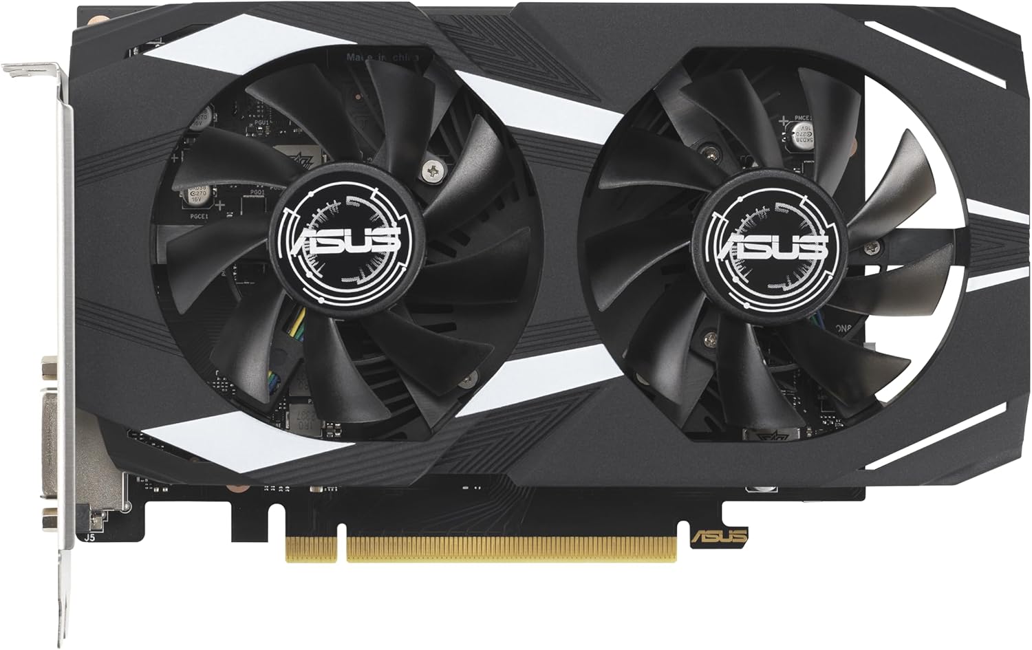 ASUS Dual NVIDIA GeForce RTX 3050 6GB OC Edition Gaming Graphics Card - PCIe 4.0, 6GB GDDR6 Memory, HDMI 2.1, DisplayPort 1.4a, 2-Slot Design, Axial-tech Fan Design, 0dB Technology, Steel Bracket