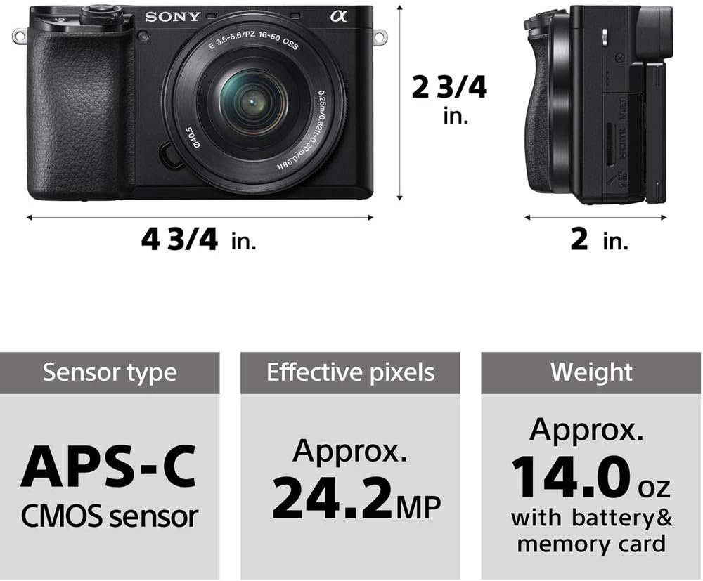 Sony Alpha A6100 Mirrorless Camera