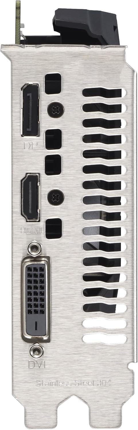 ASUS Dual NVIDIA GeForce RTX 3050 6GB OC Edition Gaming Graphics Card - PCIe 4.0, 6GB GDDR6 Memory, HDMI 2.1, DisplayPort 1.4a, 2-Slot Design, Axial-tech Fan Design, 0dB Technology, Steel Bracket