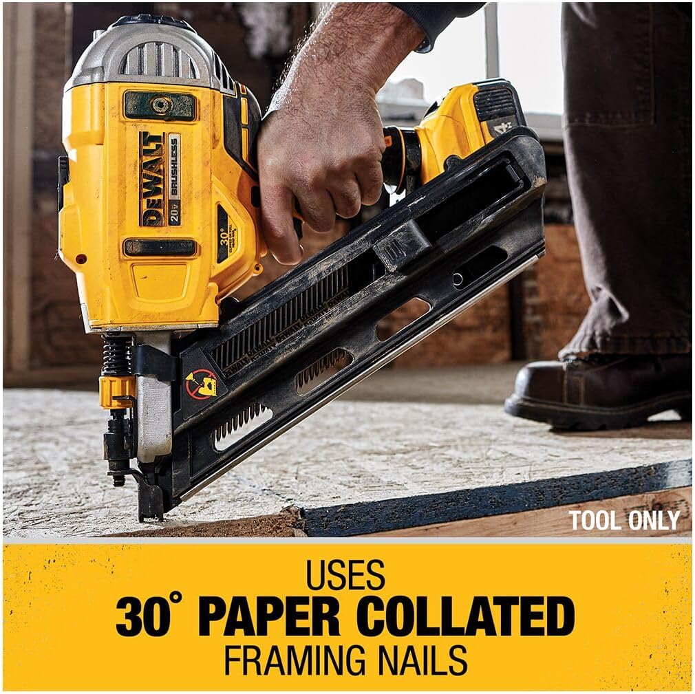 DEWALT 20V MAX XR Framing Nailer, Dual Speed, Bare Tool Only (DCN692B)