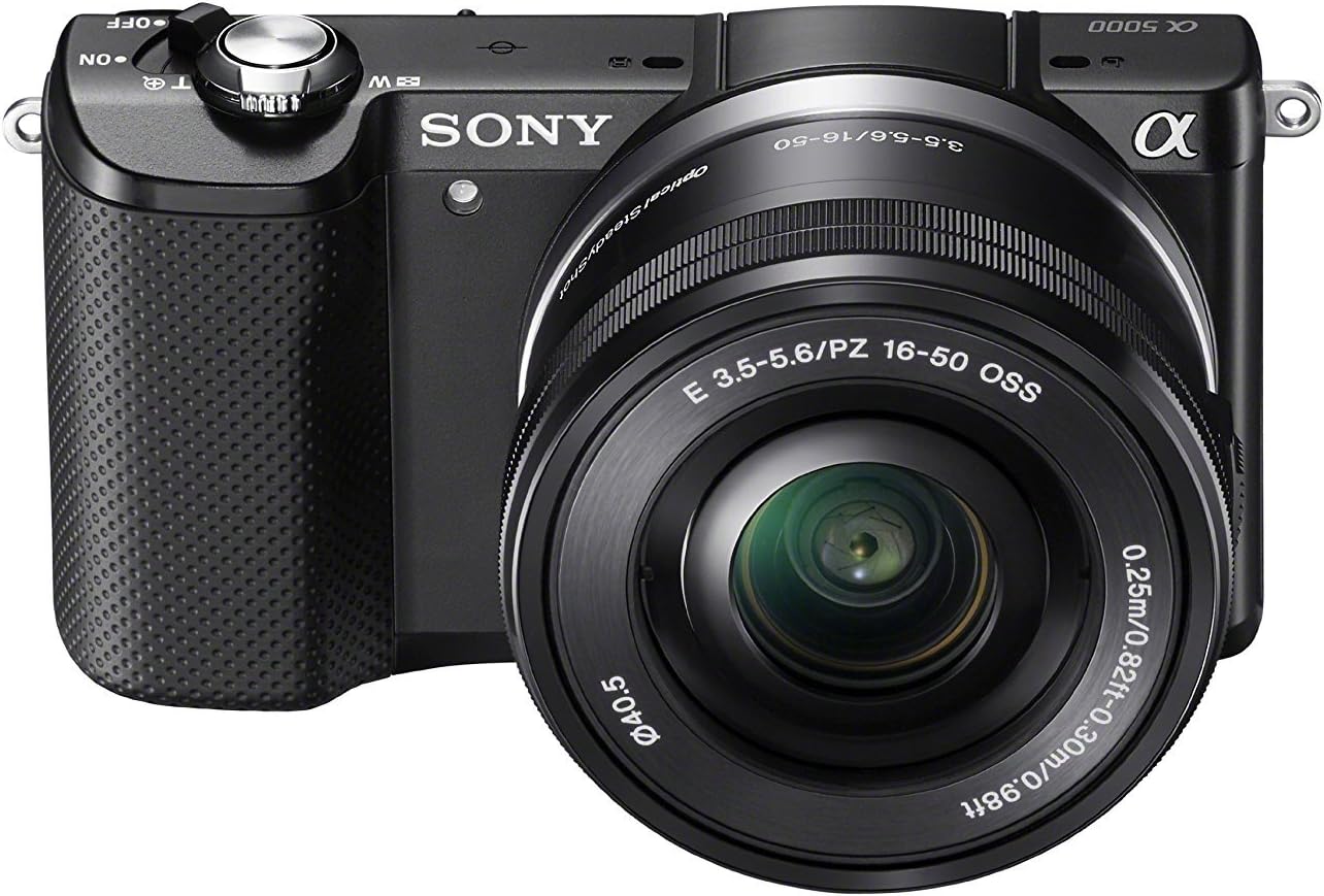Sony Alpha a5000 Mirrorless Digital Camera with 16-50mm OSS Lens (Black)