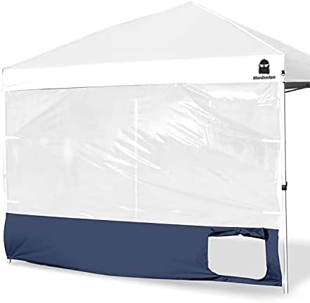 MordenApe Clear Sidewall, Transparent Canopy Walls, Canopy Side Wall for 10x10 Pop Up Canopy - Straight Leg, Outdoor Instant Canopies Sidewall,1 Pack (Navy)