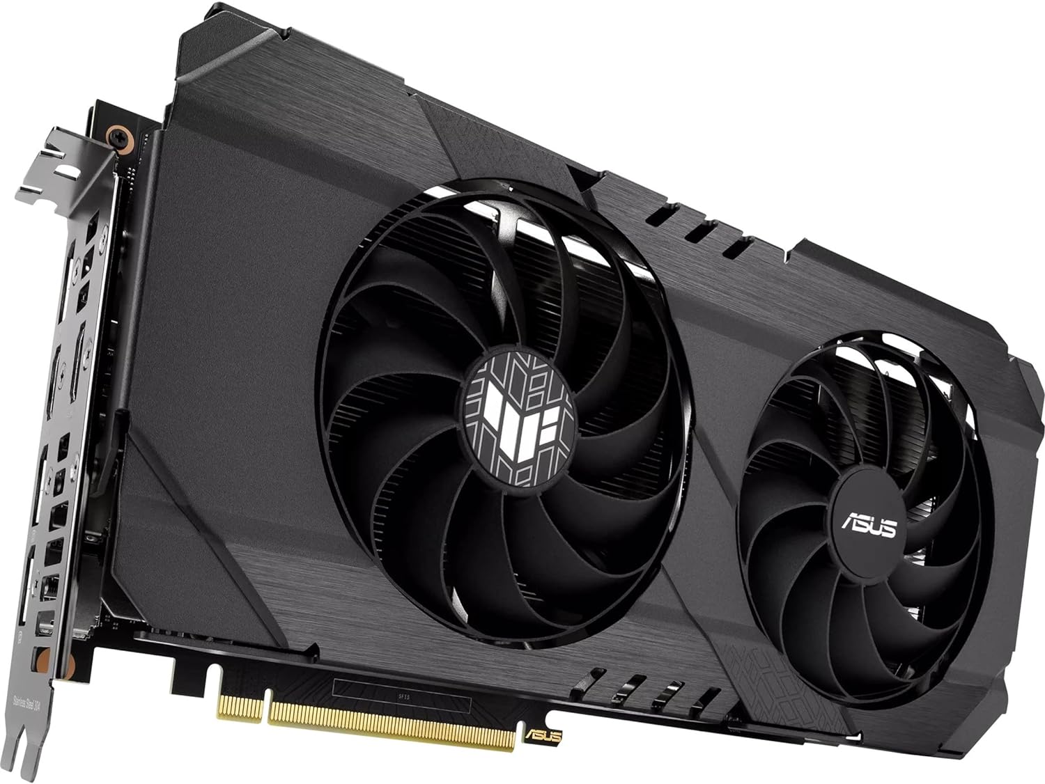 ASUS Dual NVIDIA GeForce RTX 3050 6GB OC Edition Gaming Graphics Card - PCIe 4.0, 6GB GDDR6 Memory, HDMI 2.1, DisplayPort 1.4a, 2-Slot Design, Axial-tech Fan Design, 0dB Technology, Steel Bracket