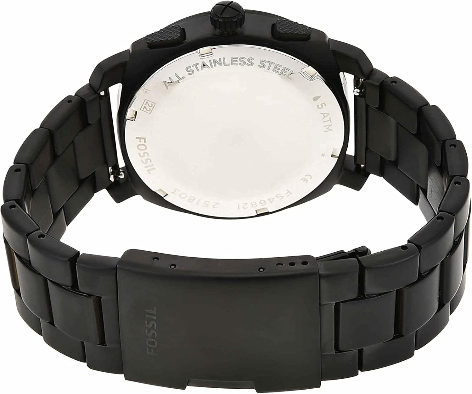 Fossil Machine Men's Watch with Stainless Steel or Leather Band, Chronograph or Analog Watch Display