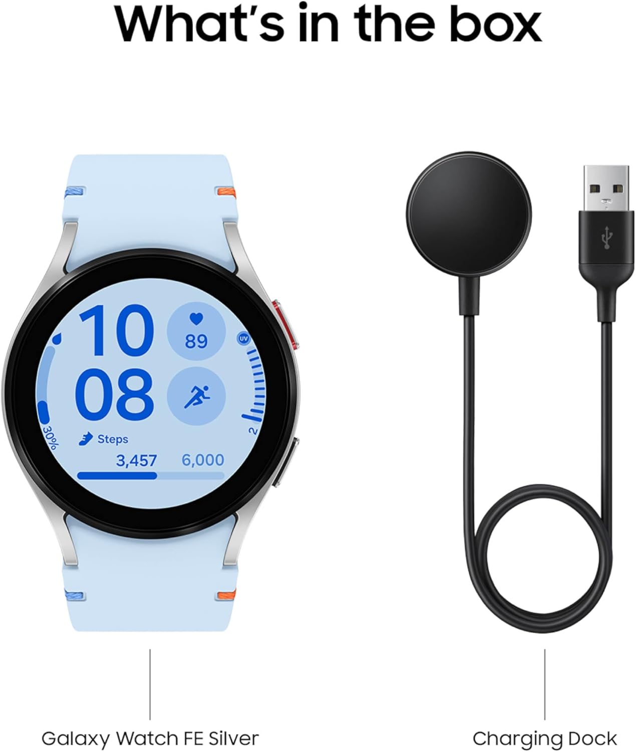 Samsung Galaxy Watch FE 40mm Bluetooth AI Smartwatch w/Fitness Tracking, BIA Sensor, Personalized HR Zones, Heart Rate Tracker, Sleep Monitor, 2024, Pink Gold [US Version, 1Yr Manufacturer Warranty]