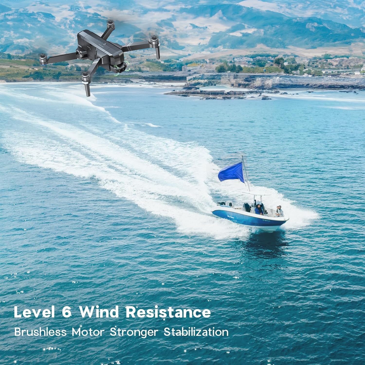 Ruko U11PRO - Primer dron con cámara para adultos, 4K UHD, compatible con identificación remota FAA, tiempo de vuelo de 52 minutos, 2 baterías, retorno automático GPS, modo interior-exterior,