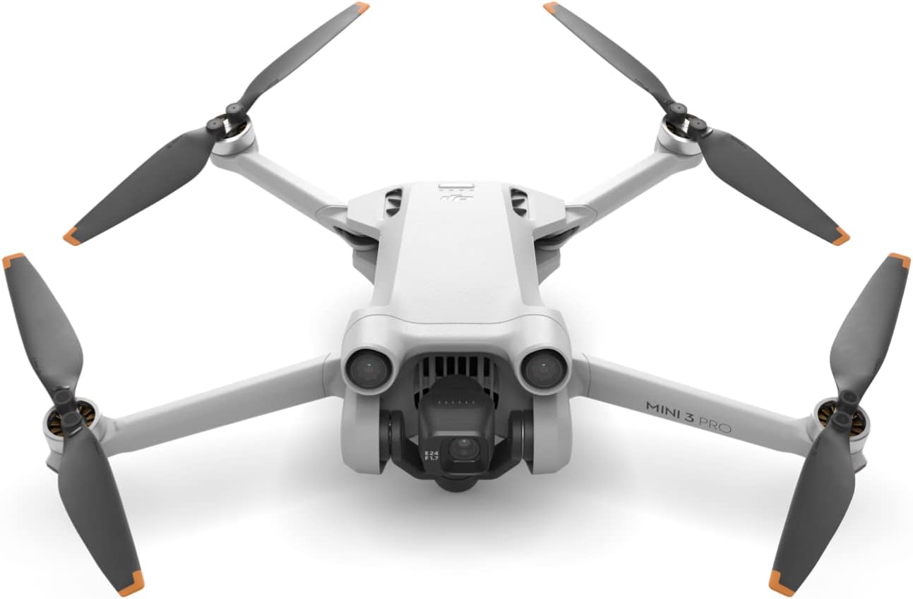 DJI Mini 3 Pro, mini dron con video 4K, foto de 48 MP, tiempo de vuelo de 34 minutos, menos de 8.78 oz, detección de obstáculos tridireccional, regreso a casa, compatible con identificación remota