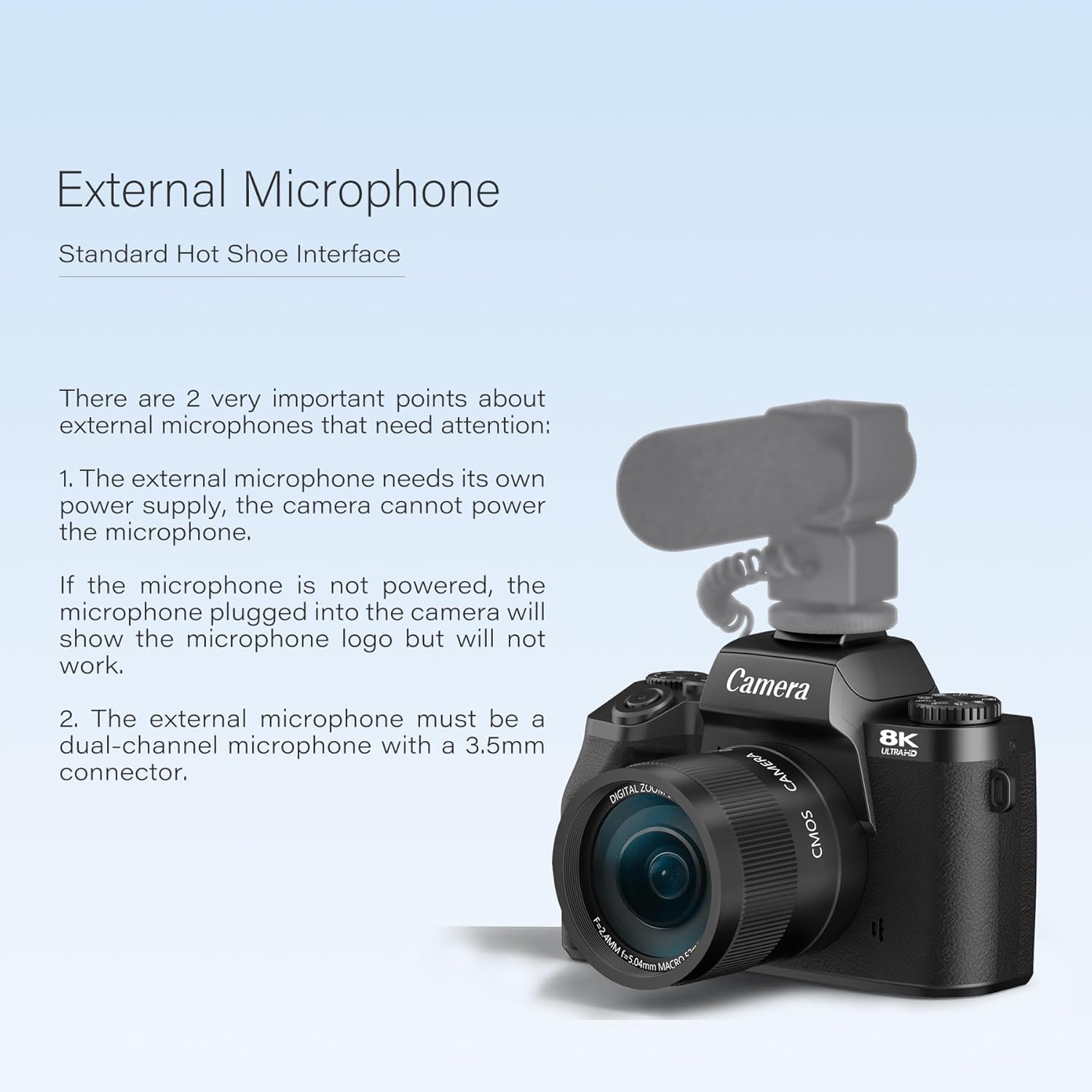 Saneen Digital Camera, 8k Cameras for Photography, 64MP WiFi Touch Screen Vlogging Camera with Flash, 32GB SD Card, Lens Hood,3000mAH Battery, Front and Rear Cameras,Hot Shoe Interface Beginner