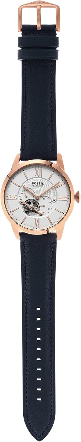 Fossil Townsman Men's Automatic Watch with Mechanical Movement and Skeleton Dial