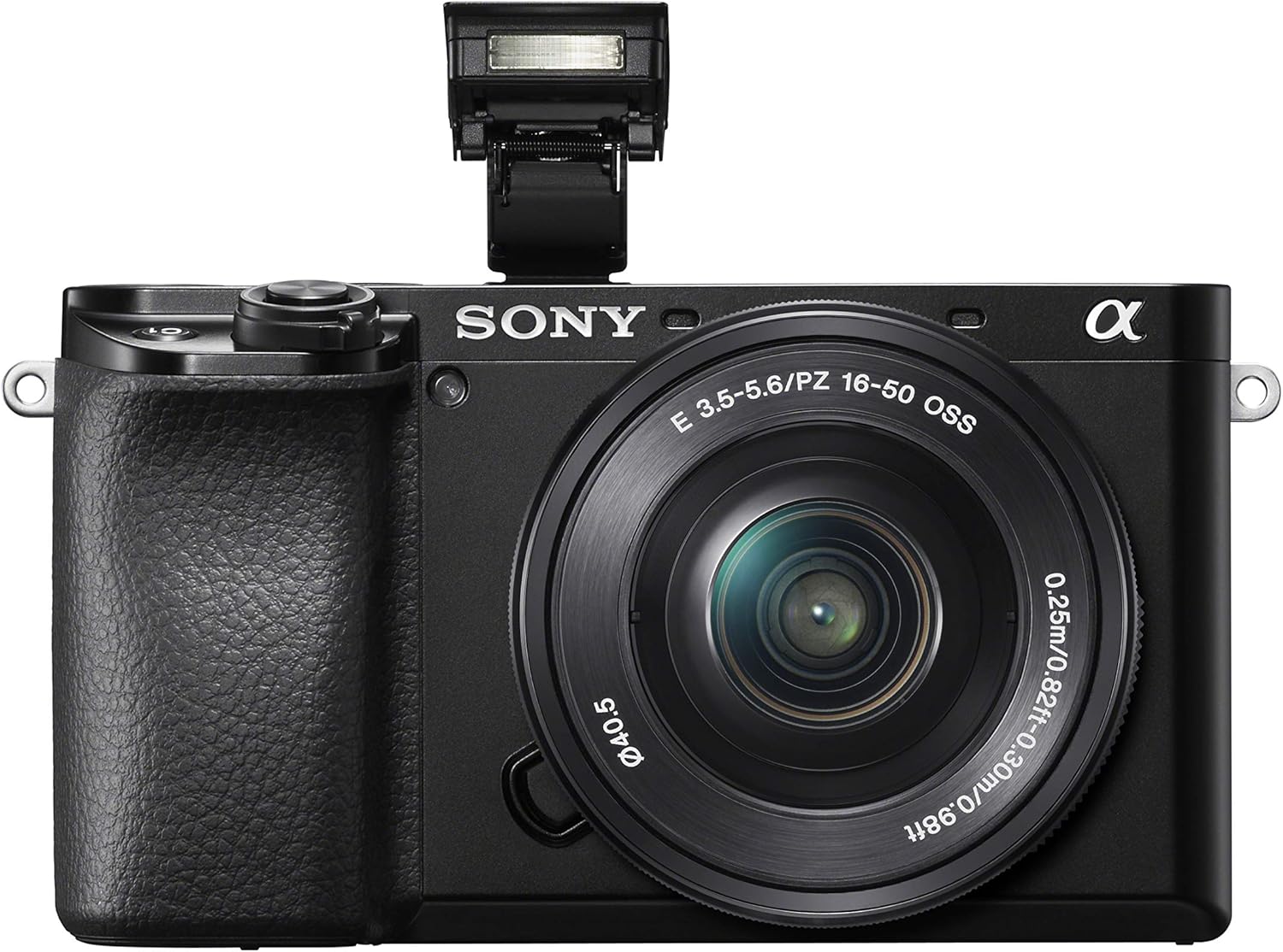 Sony Alpha A6100 Mirrorless Camera with 16-50mm Zoom Lens, Black (ILCE6100L/B)