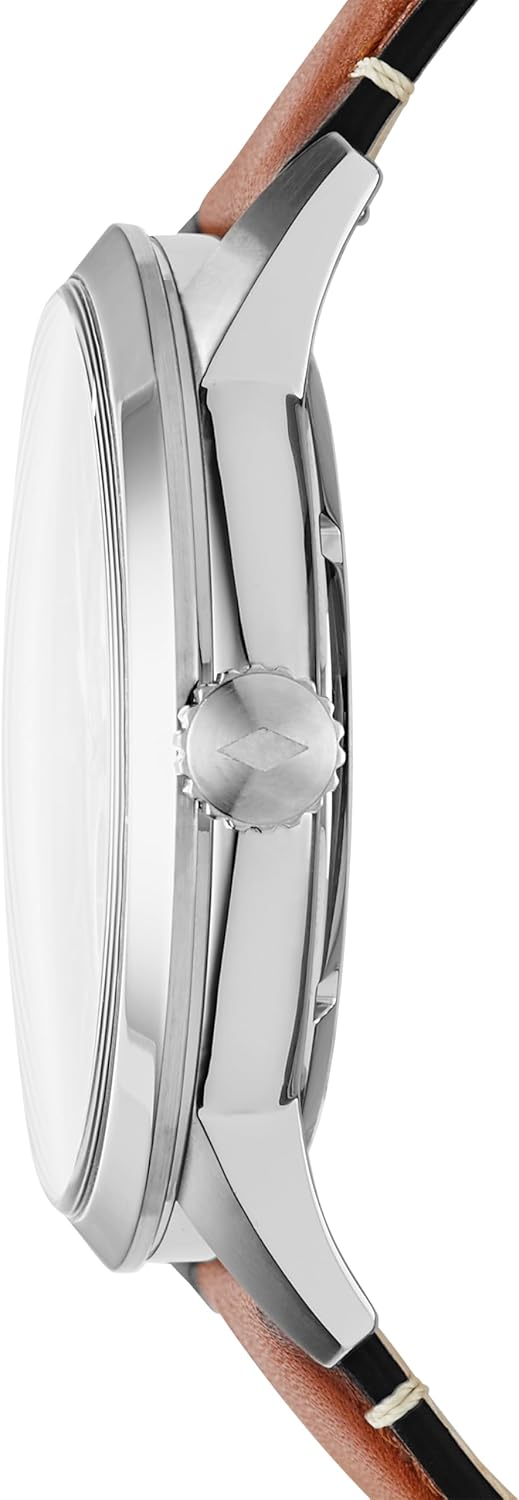 Fossil Townsman Men's Automatic Watch with Mechanical Movement and Skeleton Dial