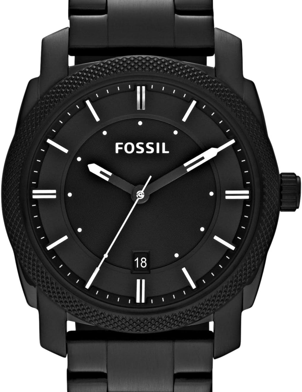 Fossil Machine Men's Watch with Stainless Steel or Leather Band, Chronograph or Analog Watch Display