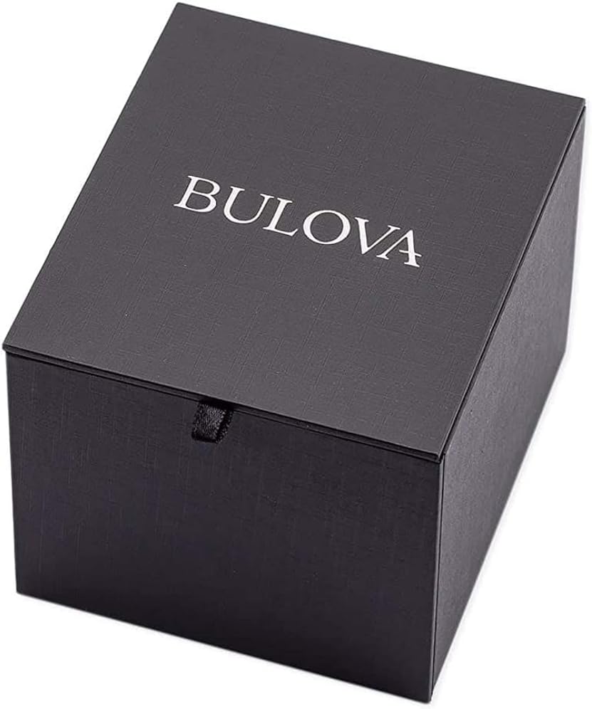 Bulova Men's Crystal Phantom 3-Hand Date Quartz Cushion Shaped Case Watch, Pave Crystal Dial, 40mm
