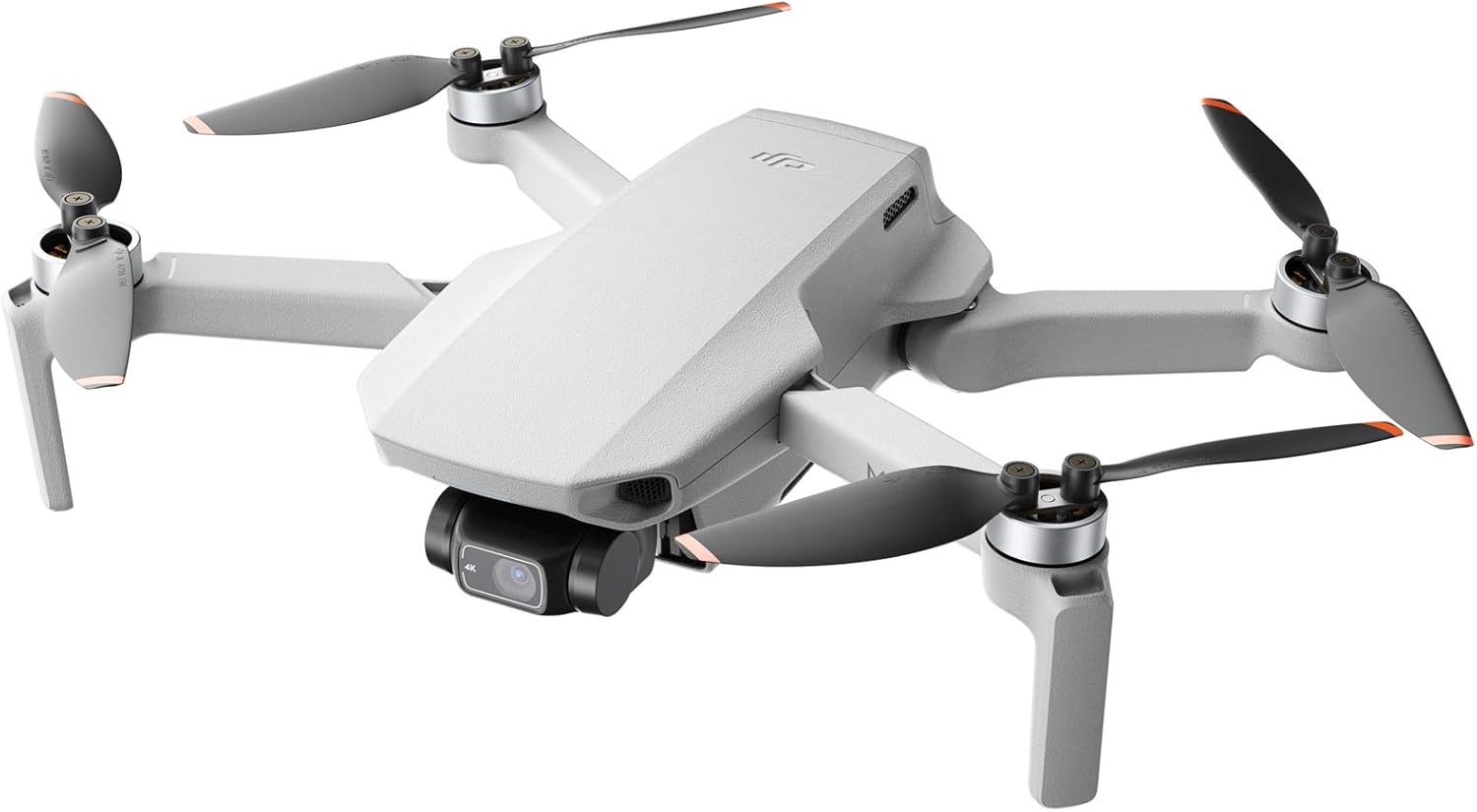 DJI Mini 2 - Drone Quadcopter ultraligero y plegable, cardán de 3 ejes con cámara 4K, foto de 12MP, tiempo de vuelo de 31 minutos, transmisión de video HD OcuSync 2.0 de 6.2 mi, QuickShots gris