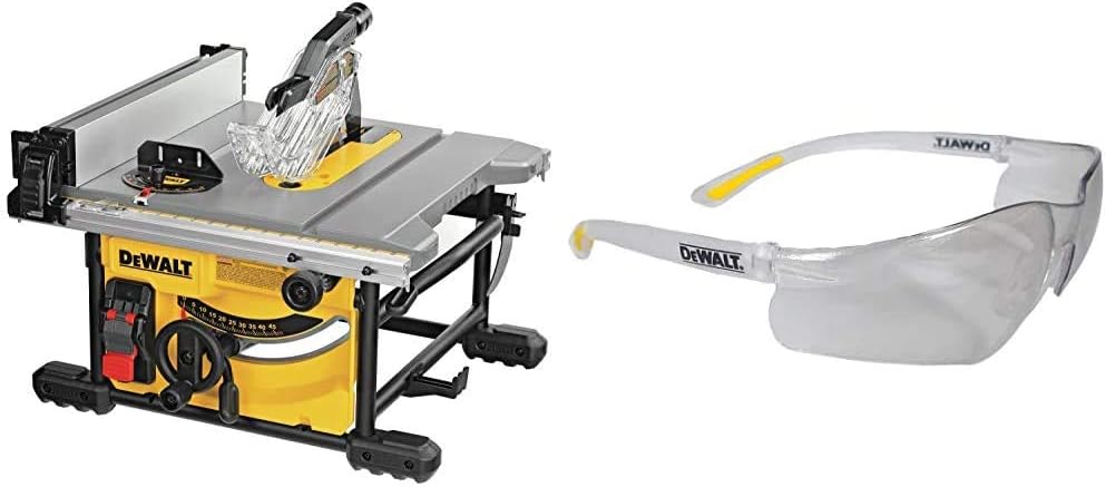 DEWALT Table Saw for Jobsites, 8-1/4 Inch, 15 Amp (DWE7485)