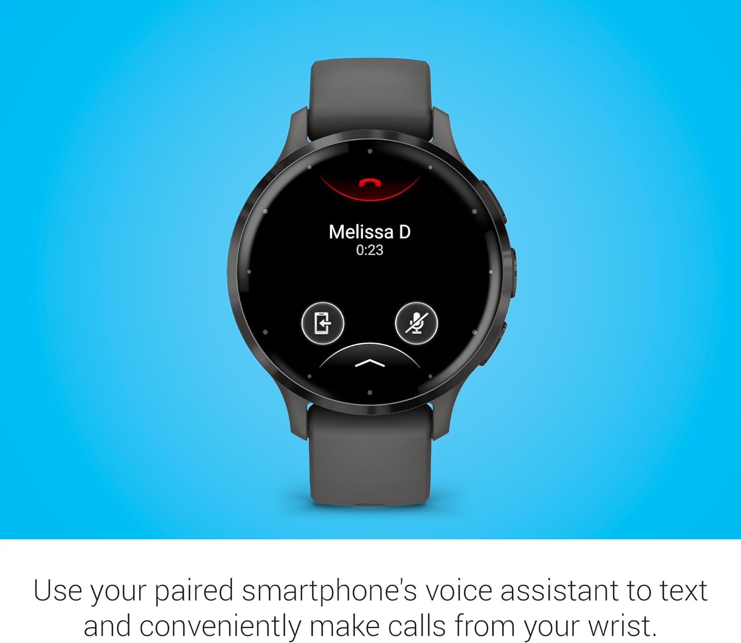 Garmin Venu 3 Slate Stainless Steel Bezel 1.4-Inch AMOLED Touchscreen Display Smart Watch with 45mm Black Case and Silicone Band