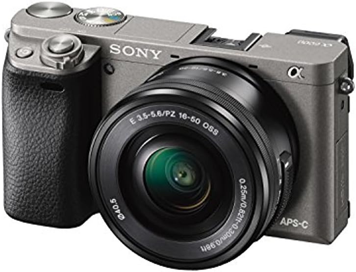 Sony Alpha a6000 Mirrorless Digital Camera with 16-50 mm Lens, 24 MP (White)
