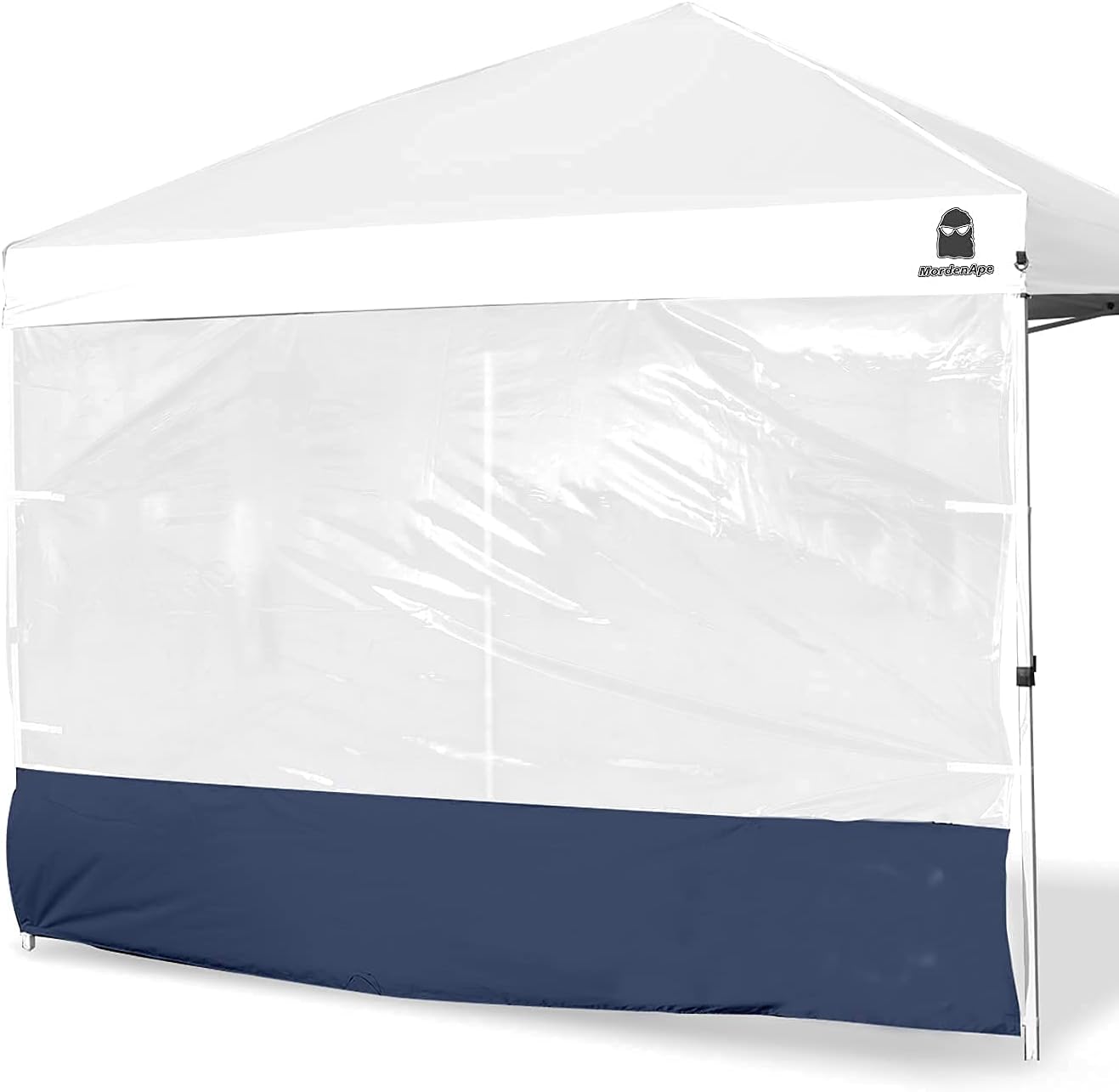 MordenApe Clear Sidewall, Transparent Canopy Walls, Canopy Side Wall for 10x10 Pop Up Canopy - Straight Leg, Outdoor Instant Canopies Sidewall,1 Pack (Navy)
