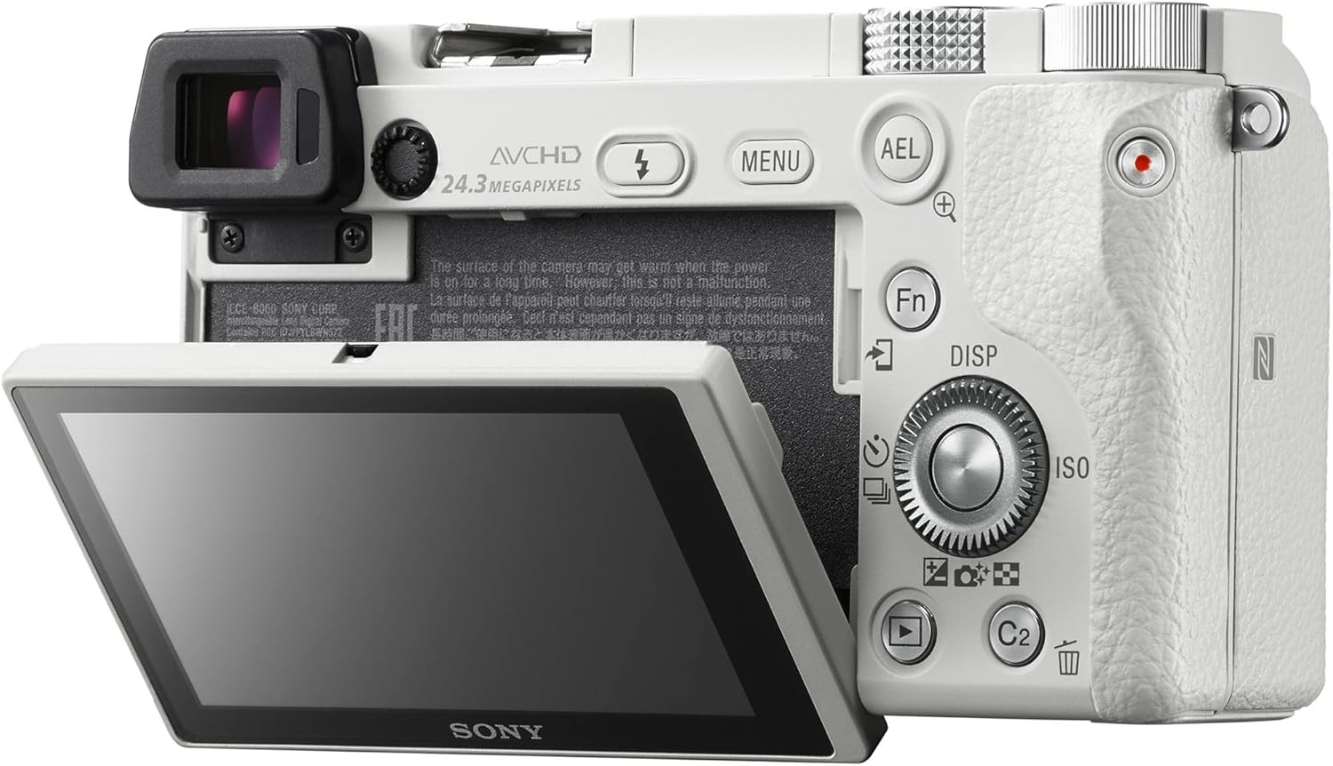 Sony Alpha a6000 Mirrorless Digital Camera with 16-50 mm Lens, 24 MP (White)