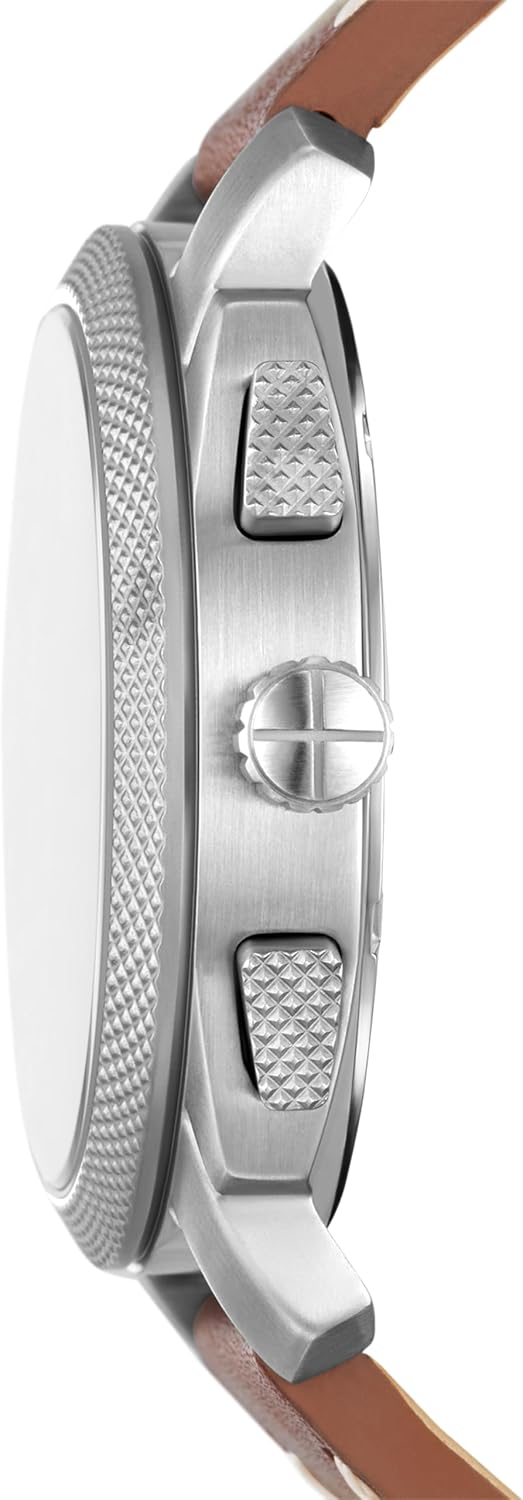 Fossil Machine Men's Watch with Stainless Steel or Leather Band, Chronograph or Analog Watch Display