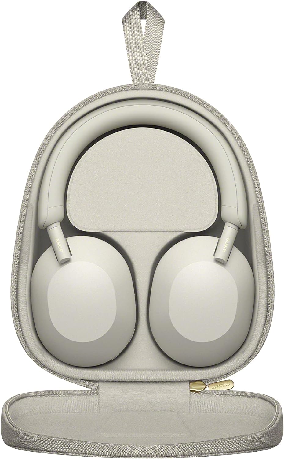Sony WH-1000XM5 The Best Wireless Noise Canceling Headphones, Made Of Soft Fit Synthetic Leather, Integrated Processor V1, With 4 Beamforming Microphones, Up To 30-Hour Battery Life, Silver