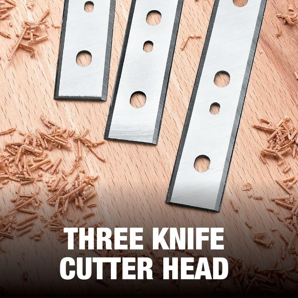 DEWALT Thickness Planer, Two Speed, 13-inch, 15 Amp, 20,000 RPM Motor (DW735X)