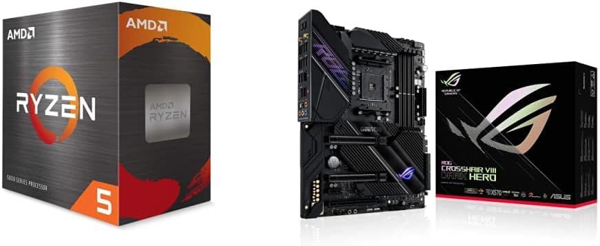 AMD Ryzen 5 5600X 6-core, 12-Thread Unlocked Desktop Processor with Wraith Stealth Cooler