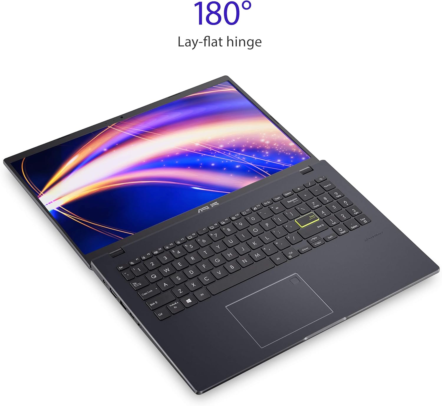 ASUS 15.6” Vivobook Go Laptop, Intel Dual Core N4500, 4GB RAM, 128GB SSD, Windows 11 in S Mode, Star Black, L510KA-ES04
