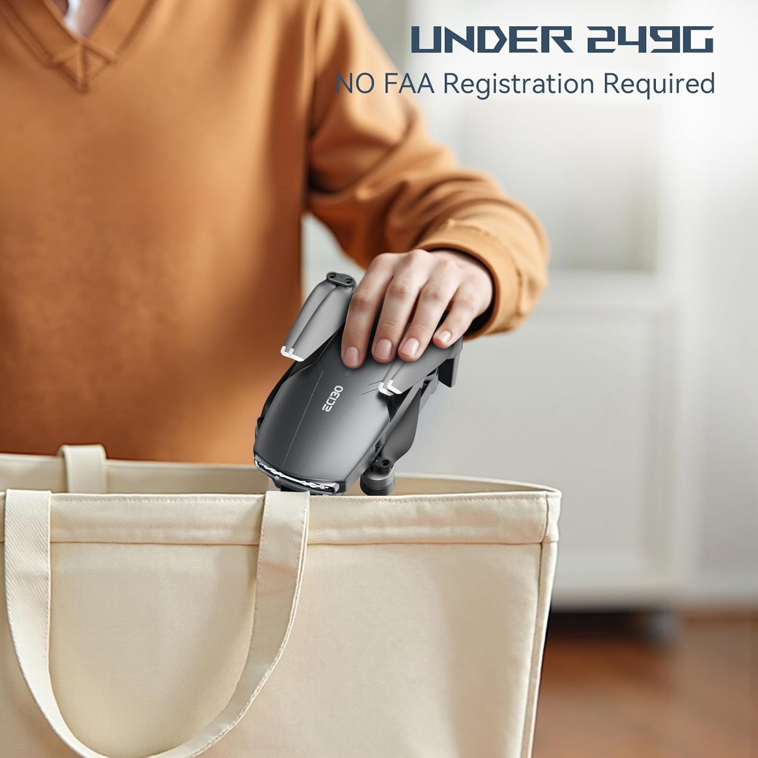 Dron motor sin escobillas con cámara 4K para adultos de largo alcance FPV Video RC Drone con posicionamiento óptico, transmisión 5G, lente ajustable de 90° FOV de 120°, 2 baterías, funda de