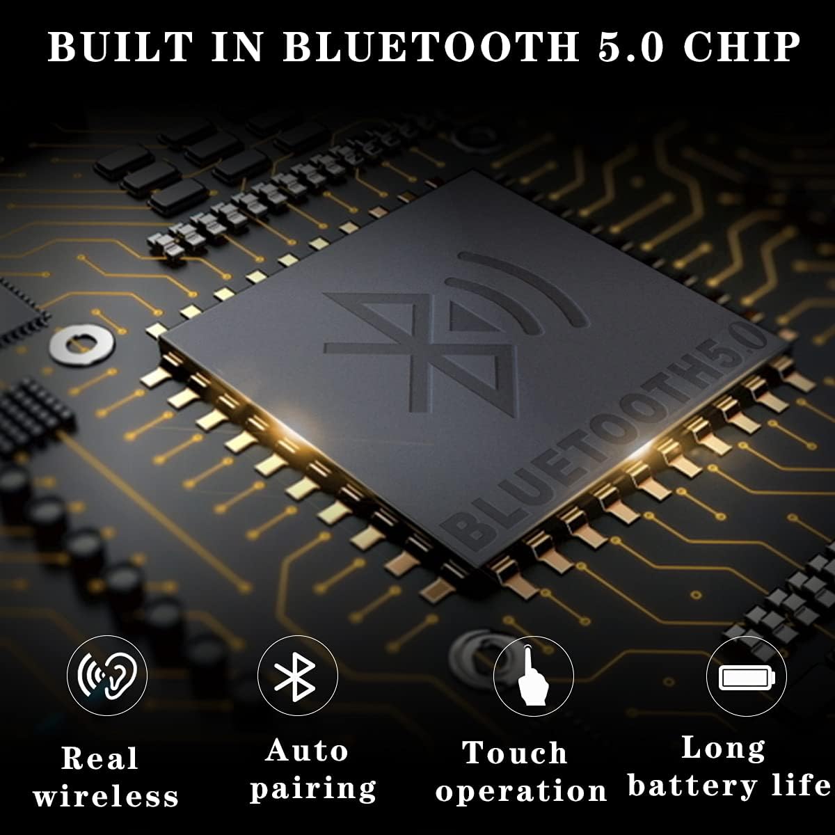 Desong Smart Watch with Earbuds, 3 in 1 Round Fitness Tracker,1.28inch Smartwatch for Men,Answer/Make Call,Recording,Sleep Monitor,Sports Smart Watch Long Time Standby