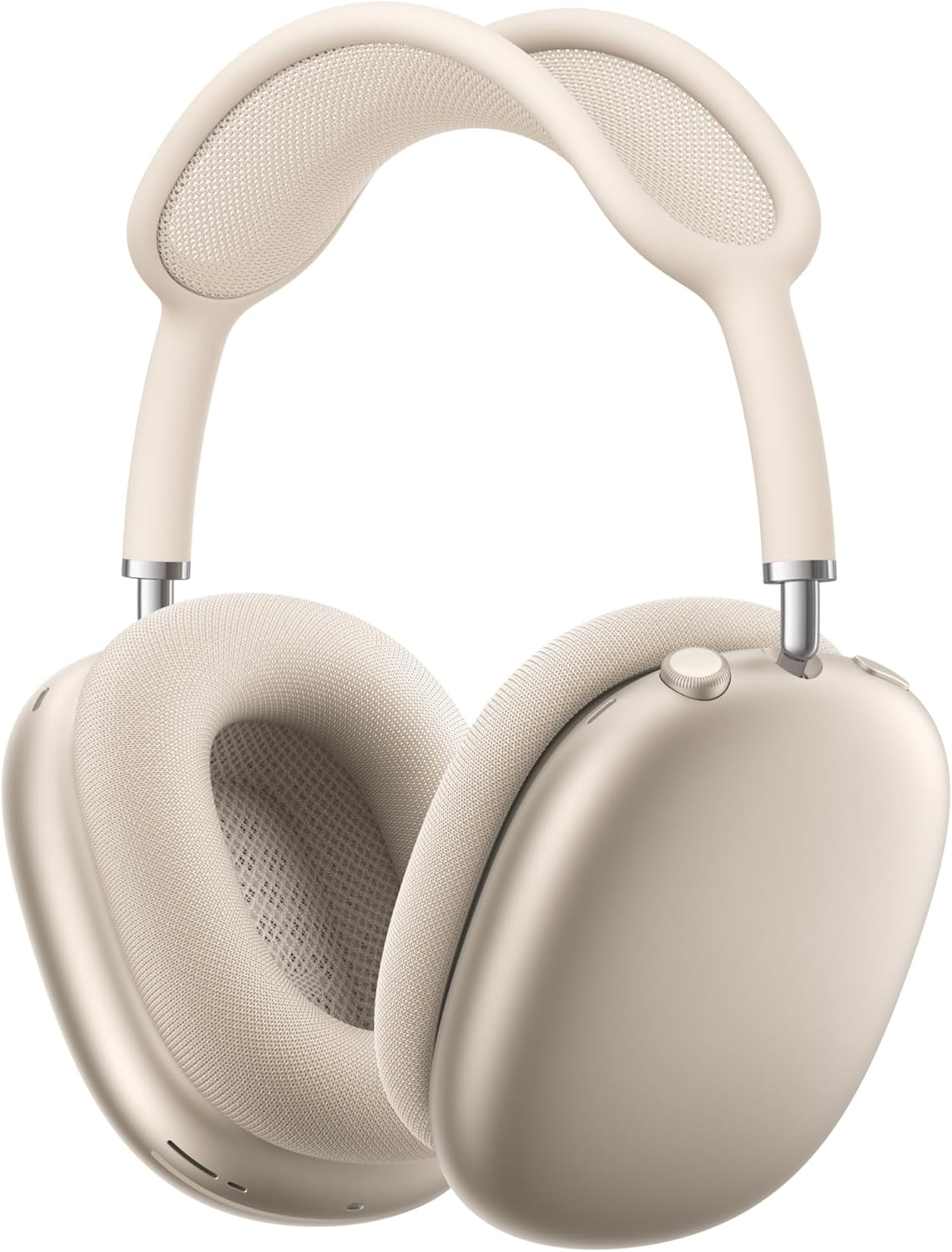 Apple AirPods Max Wireless Over-Ear Headphones, Active Noise Cancelling, Transparency Mode, Personalized Spatial Audio, Dolby Atmos, Bluetooth Headphones for iPhone – Silver