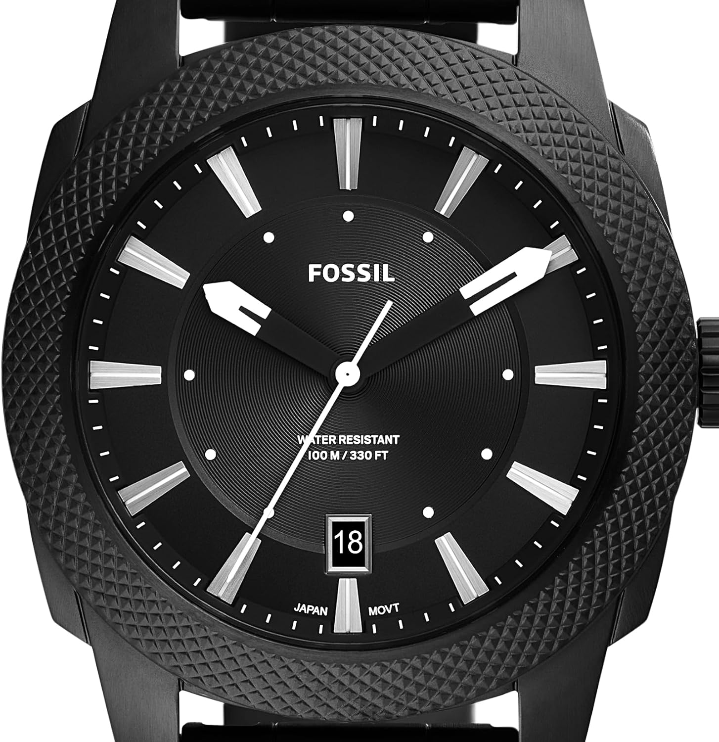 Fossil Machine Men's Watch with Stainless Steel or Leather Band, Chronograph or Analog Watch Display