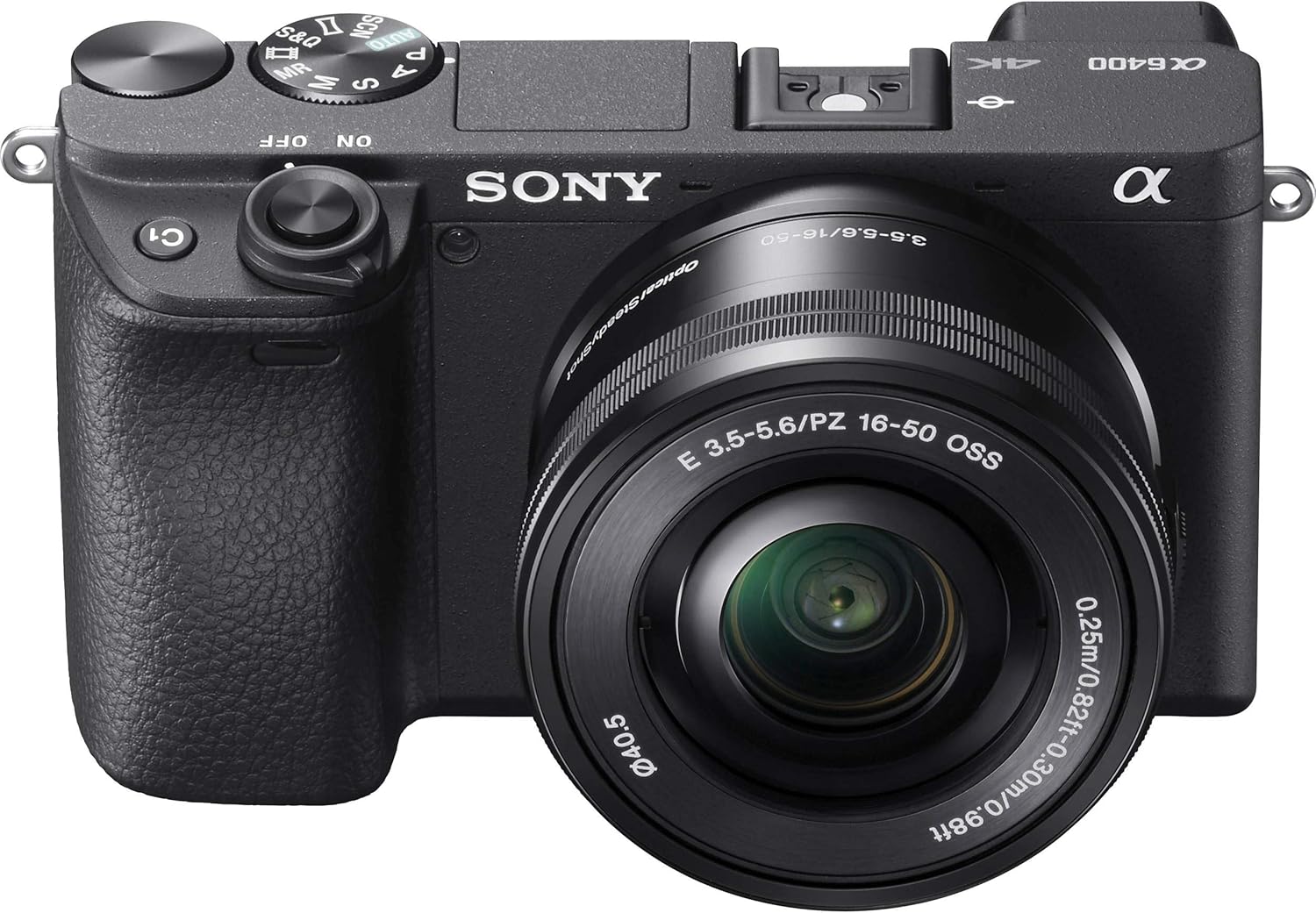 Sony Alpha a6400 Mirrorless Camera: Compact APS-C Interchangeable Lens Digital Camera with Real-Time Eye Auto Focus, 4K Video, Flip Screen & 16-50mm Lens - E Mount Compatible - ILCE-6400L/B, Black