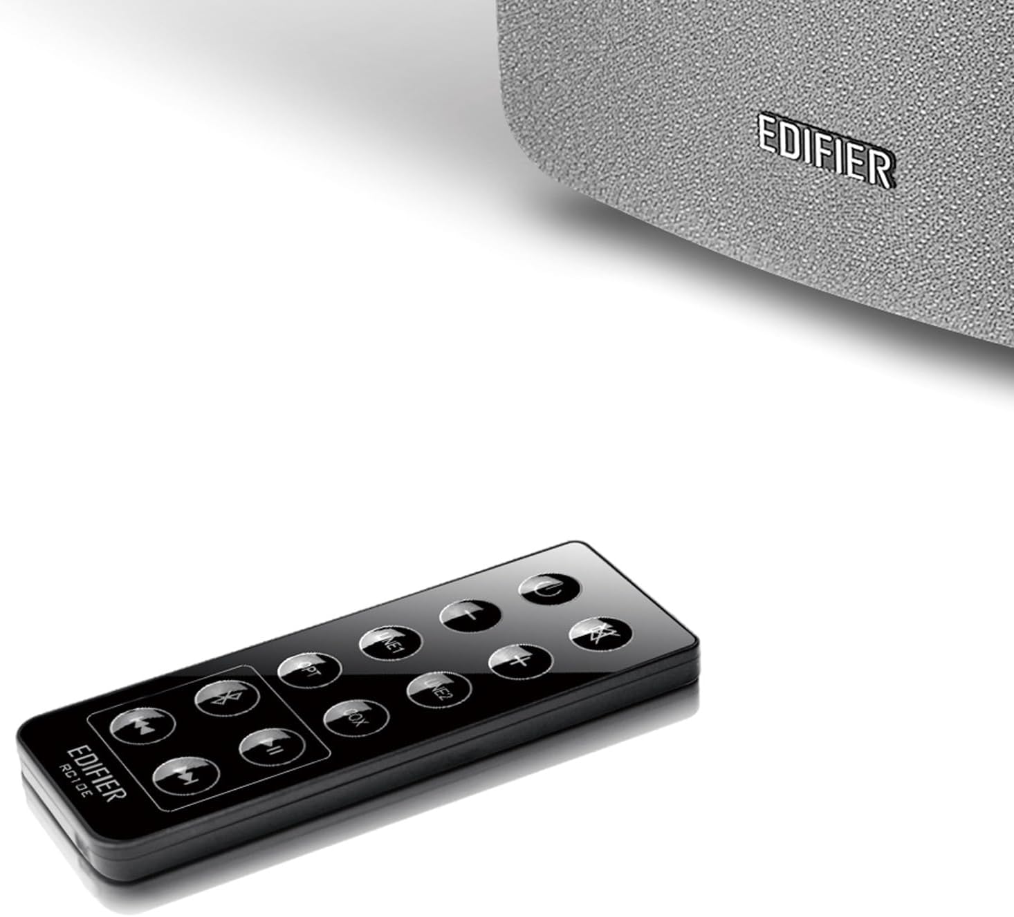 Edifier R1280DB Powered Bluetooth Bookshelf Speakers - Optical Input - Wireless Studio Monitors - 4 Inch Near Field Speaker - 42w RMS - Wood Grain