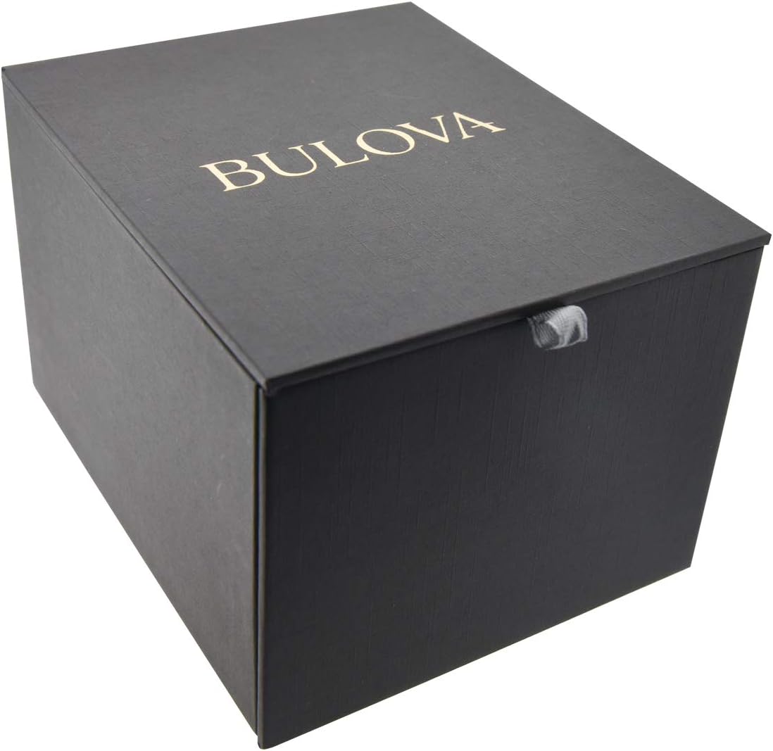 Bulova Men's Icon High Precision Quartz Chronograph Watch, Curved Mineral Crystal