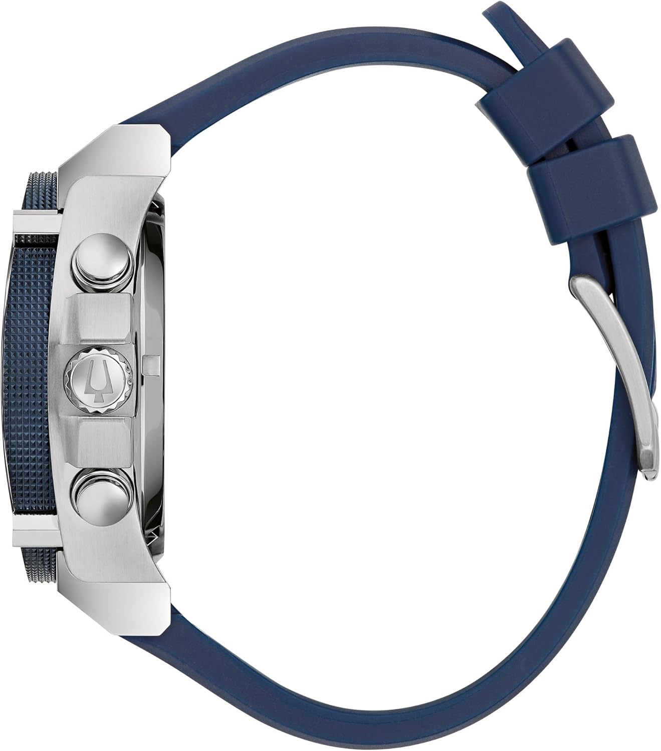 Bulova Men's Icon High Precision Quartz Chronograph Watch, Curved Mineral Crystal