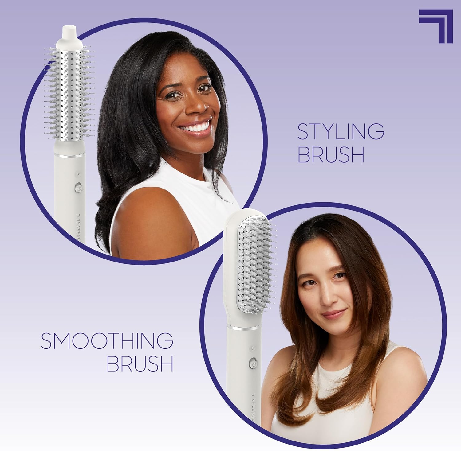 Sharper Image Revel Airflow Styler, 6-in-1 Hair Wrap Styling Tool, Curling Iron Wand, Detangler & Ionic Hair Dryer, Volumizing & Smoothing Hot Air Brush, Straight/Curly Hair Products, Beach Wave Curl