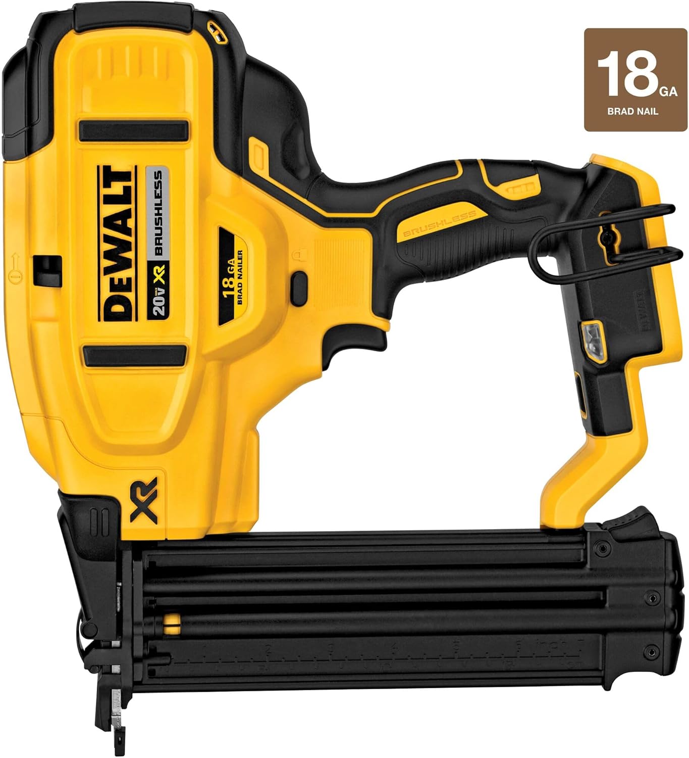 DEWALT DCN680B 20V MAX* XR 18 GA Cordless Brad Nailer (Tool Only)