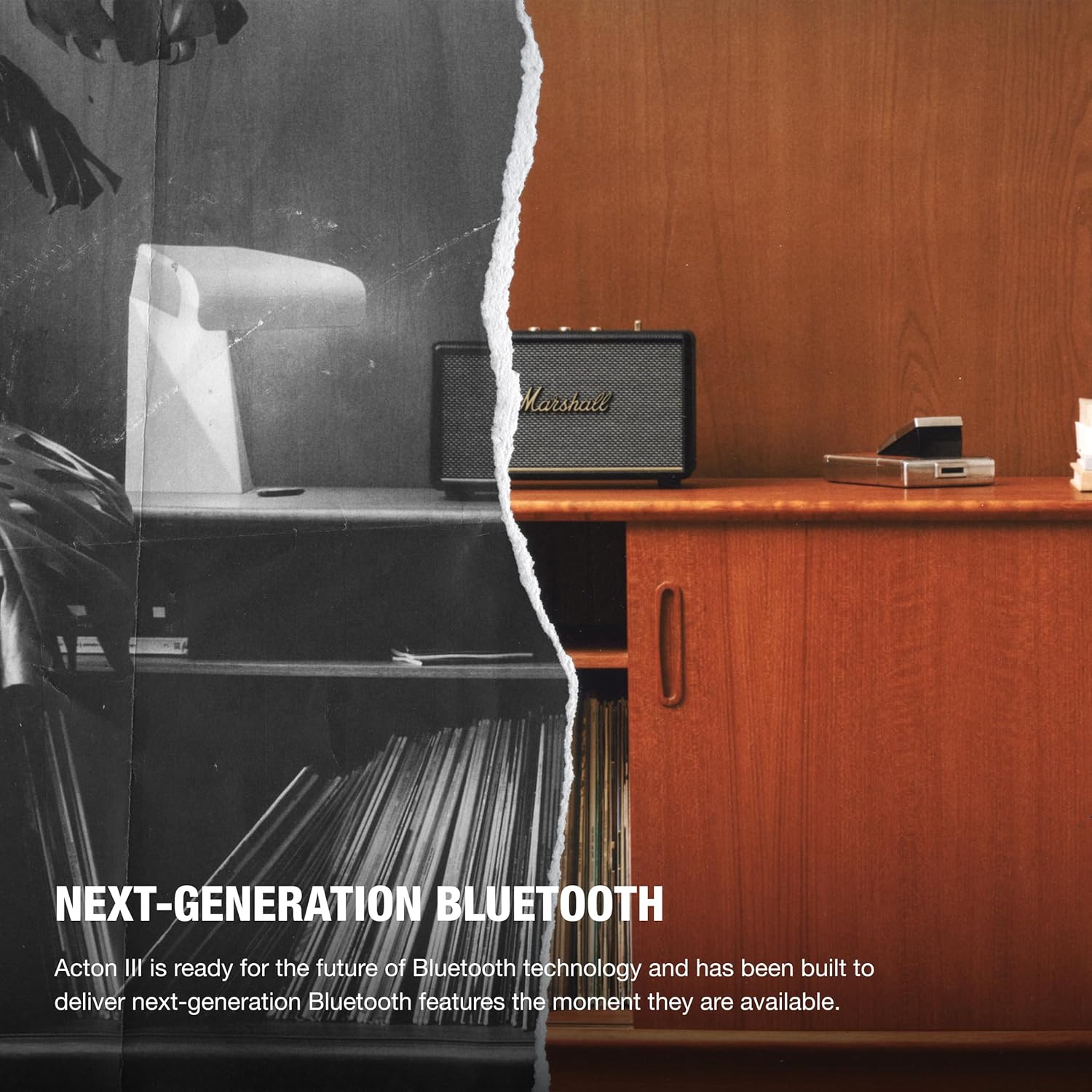 Marshall Acton III Bluetooth Home Speaker, Black