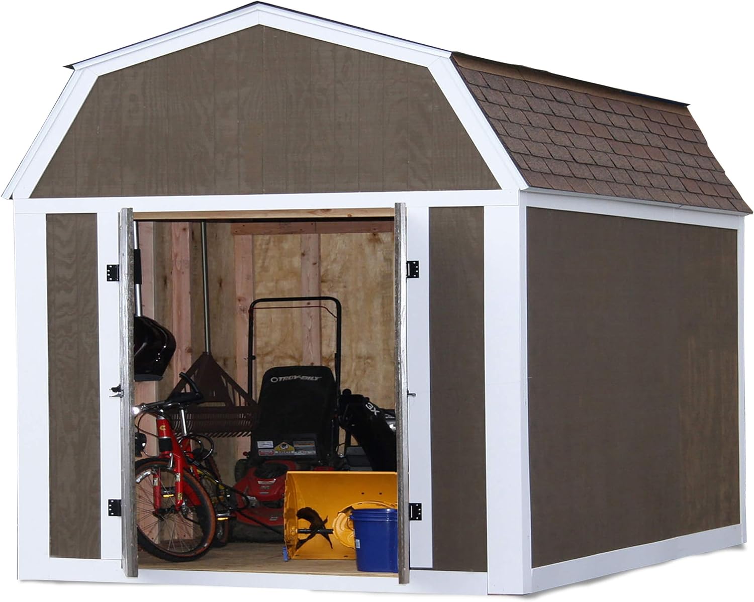 EZBUILDER 50 Structurally Stronger Truss Design Easy Shed Kit Builds 6in–14in Widths Any Length Storage Barn Garage Playhouse Framing 2x4 Basic Roof Wood NOT Included