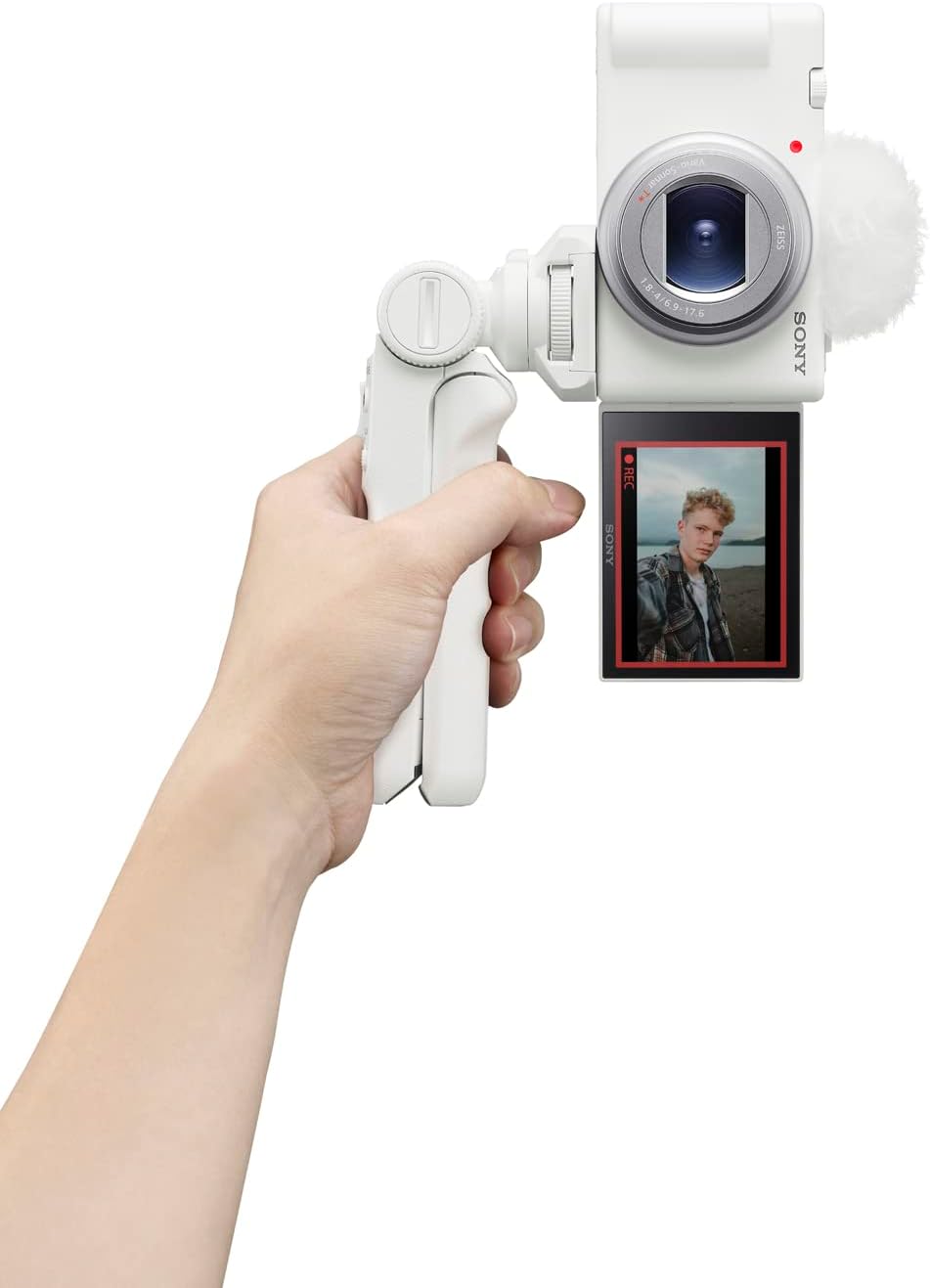 Sony ZV-1 II Vlog Camera for Content Creators and Vloggers - White