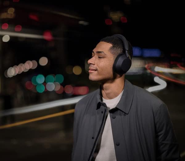 Sony WH-1000XM5 The Best Wireless Noise Canceling Headphones, Made Of Soft Fit Synthetic Leather, Integrated Processor V1, With 4 Beamforming Microphones, Up To 30-Hour Battery Life, Silver