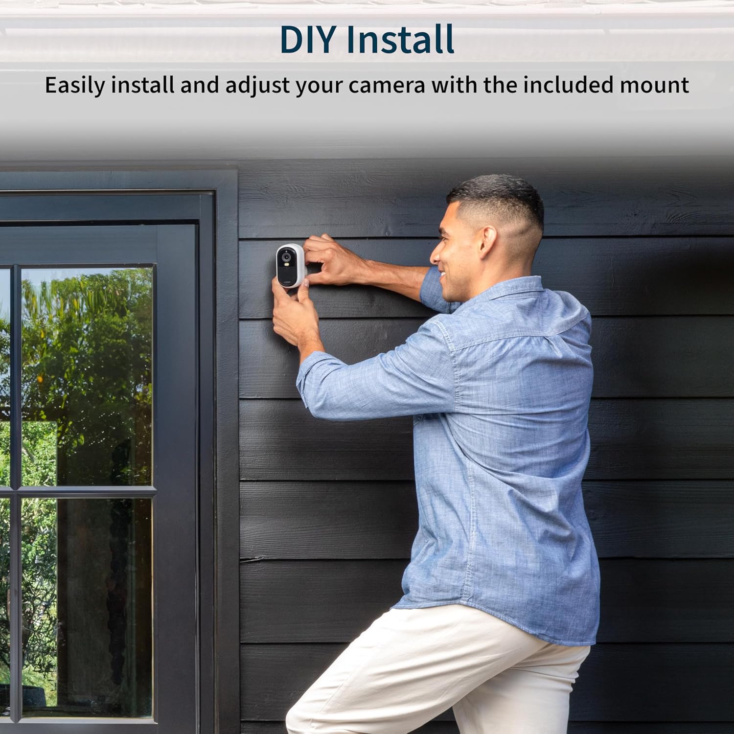 Arlo Essential Security Camera 2K | Indoor - Outdoor | 2nd Gen | Wireless with Spotlight, 2-Way Audio, Color Night Vision, Live Stream, Motion Activiation, Real Time Notifications - White, 2 Camera