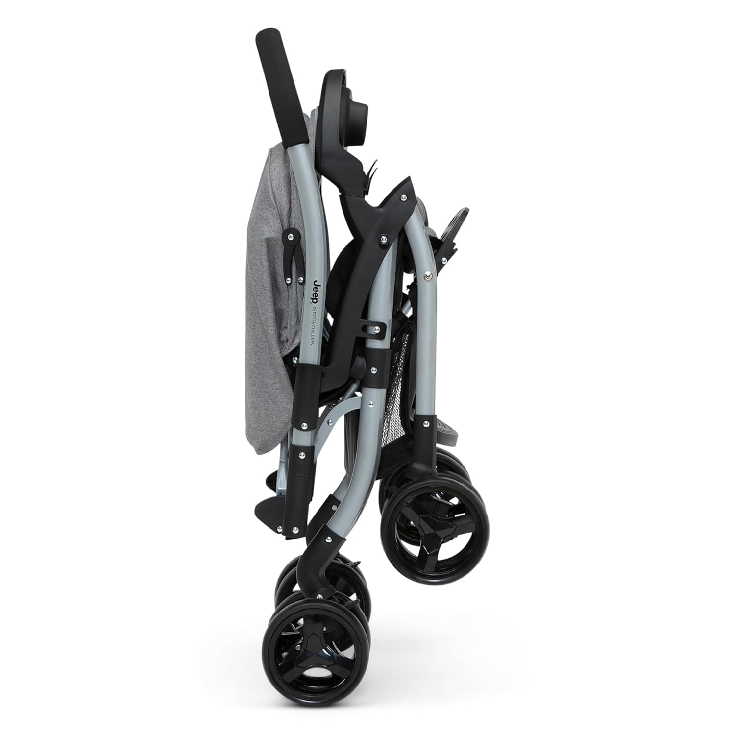 Jeep Unlimited Reversible Handle Stroller, Grey Tweed