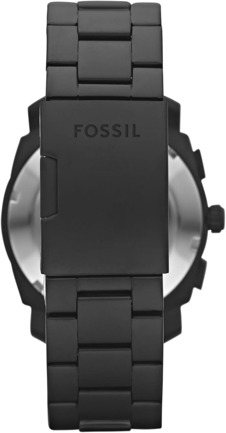 Fossil Machine Men's Watch with Stainless Steel or Leather Band, Chronograph or Analog Watch Display