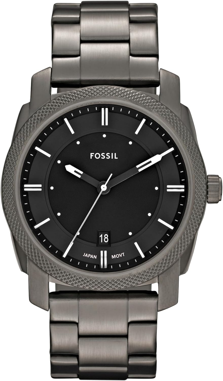 Fossil Machine Men's Watch with Stainless Steel or Leather Band, Chronograph or Analog Watch Display
