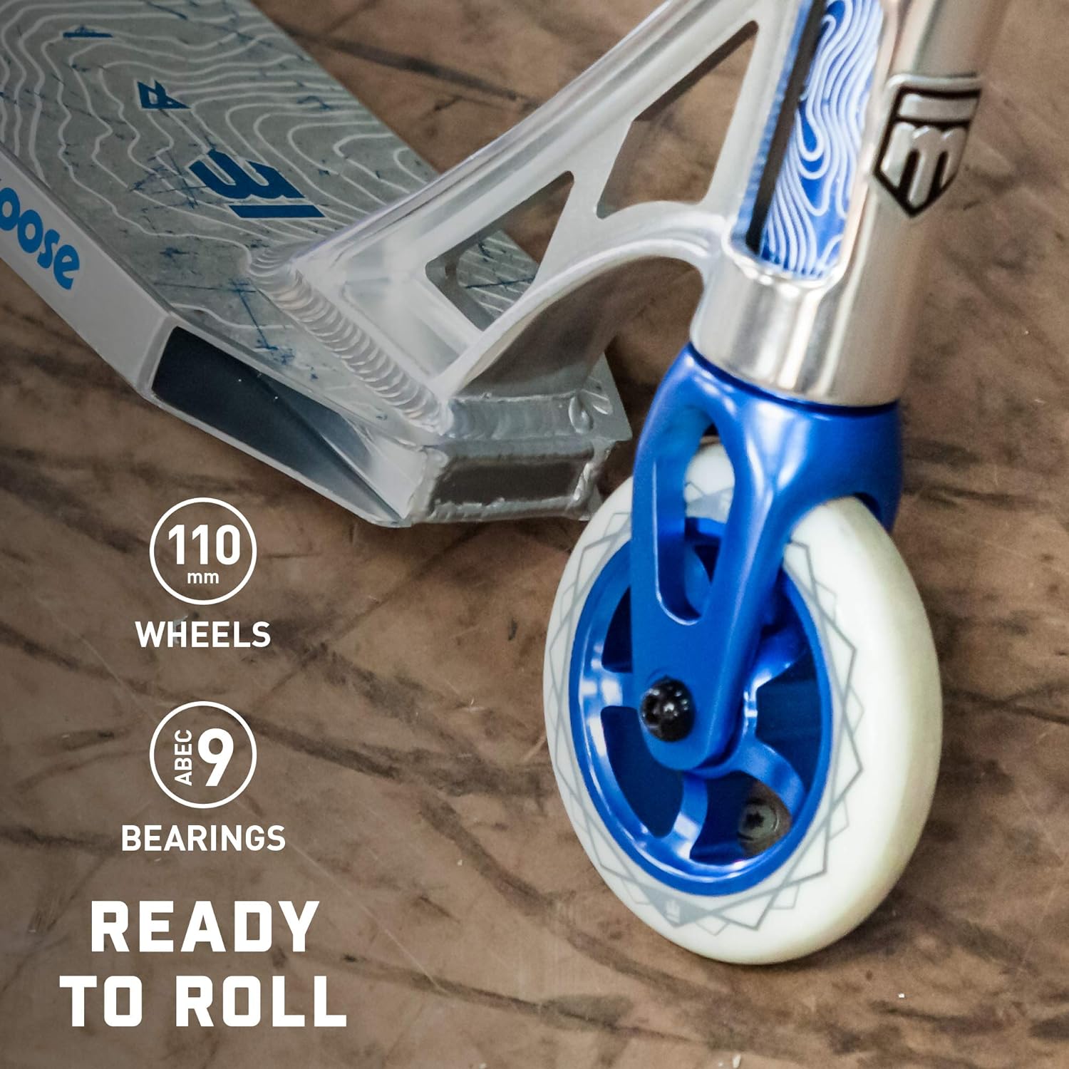 Mongoose Rise Freestyle Stunt Trick Scooter, For Kids Youth Adult Men Women Ages 8 Up, Lightweight Alloy Deck & Heavy-Duty Frame Up to 220 lbs., Bike-Style Grip, T-Bar Handlebar and High Impact Wheels