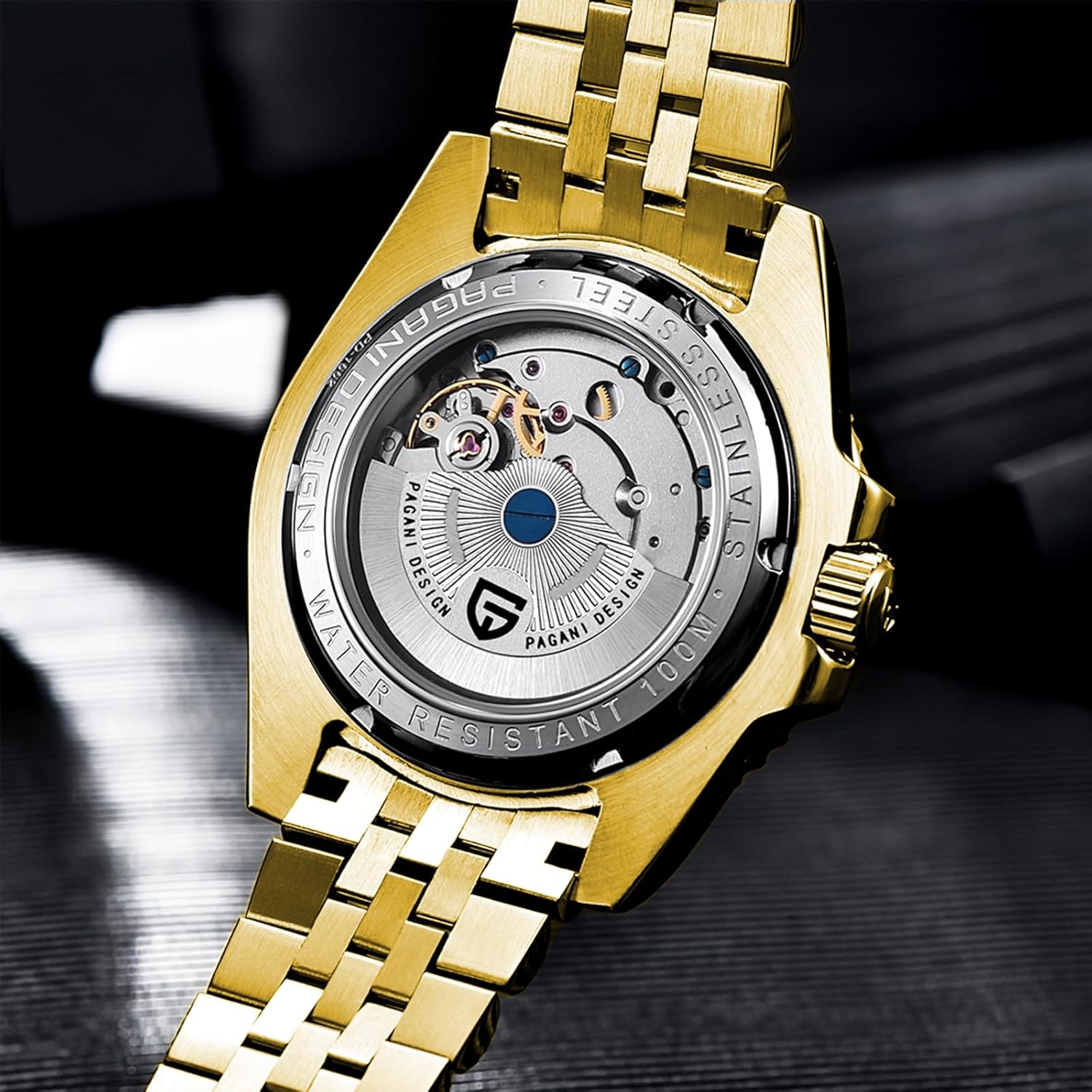 Men Watch Pagani Design GMT Watches for Men Automatic 40MM Date 100M Waterproof Stainless Steel Sapphire Glass Mechanical Wristwatches PD-1662