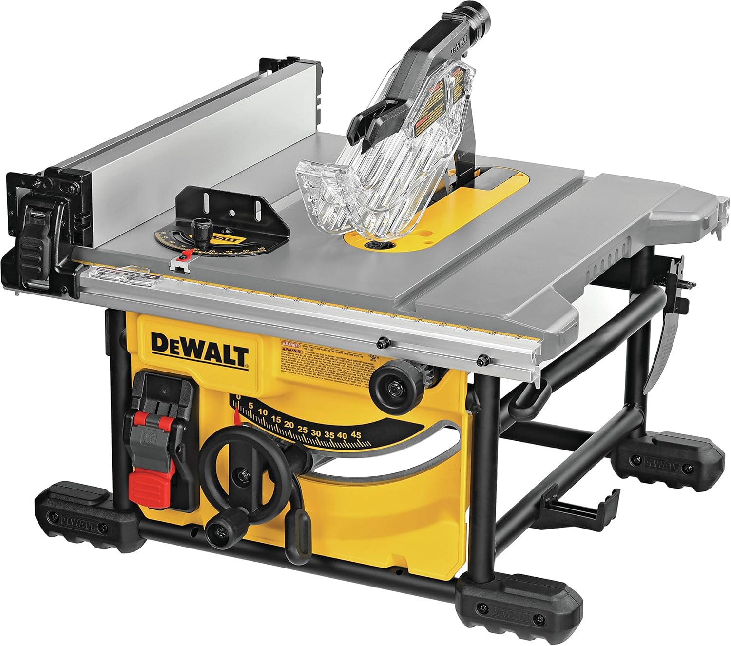 DEWALT Table Saw for Jobsites, 8-1/4 Inch, 15 Amp (DWE7485)